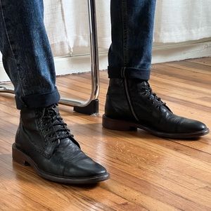 Johnston and Murphy Wingtip Dress Boots, Italian Made